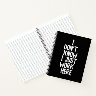 Office Quote Funny  Notebook