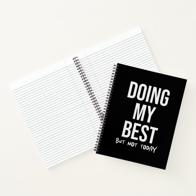 Office Quote Funny  Notebook (Inside)