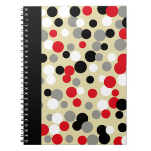 Office Red Black School Journal Notebook Gift