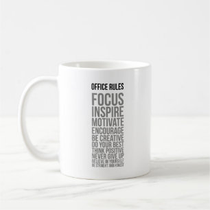 Office Rules Coffee Mug