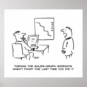 Office Sales Chart Turned Sideways