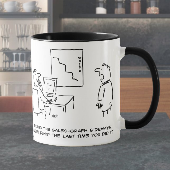 Office Sales Chart Turned Sideways Mug (Creator Uploaded)