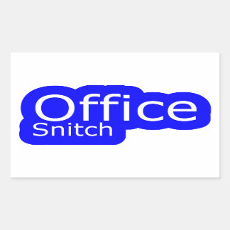Office Snitch | Office Humour |  Rectangular Sticker