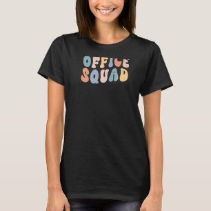 Office Squad School Secretary Team Staff Print on T-Shirt