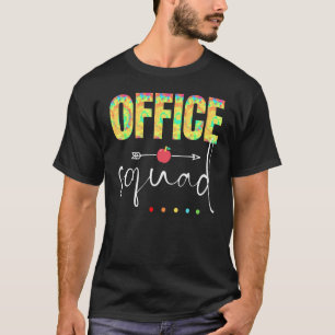 Office Squad Tie Dye Teacher Office Staff School A T-Shirt