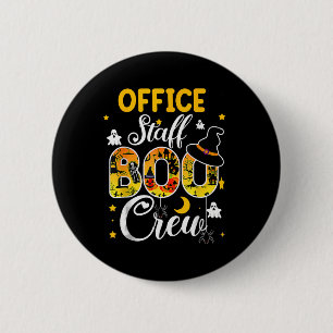 Office Staff Boo Crew Funny Halloween Matching Cos 6 Cm Round Badge