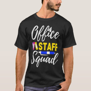 Office Staff Squad Matching Group Back To School C T-Shirt
