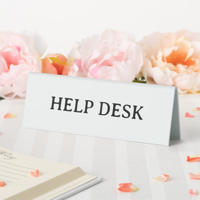 Office Stationary Help Desk Minimalist Design (In SItu (Wedding))