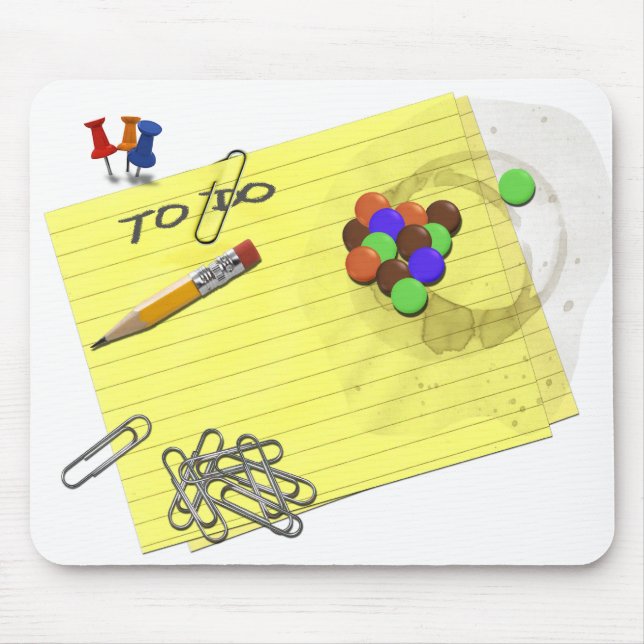 Office Supplies Mouse Pad (Front)
