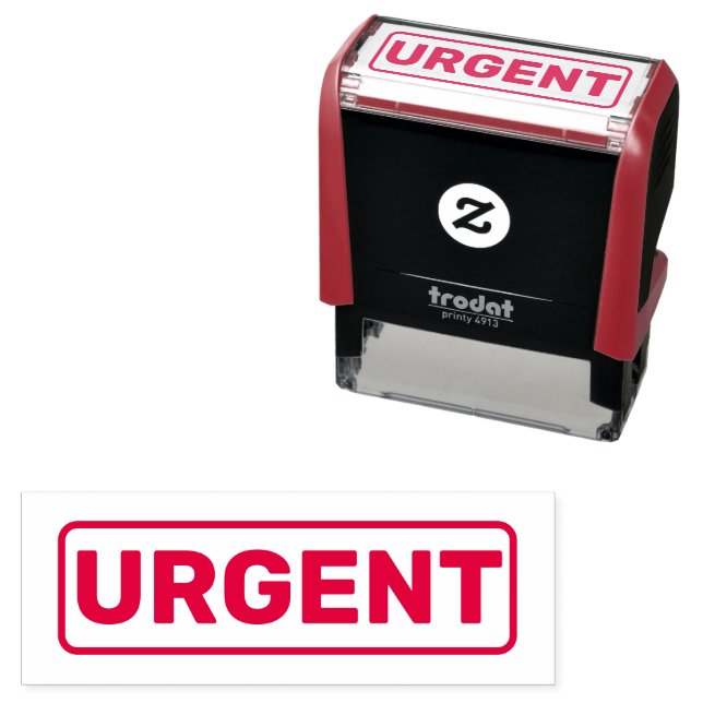Office Urgent Self Inking Rubber Stamp (In Situ)