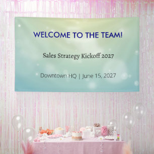 Office Vinyl Banner (Corporate Event)