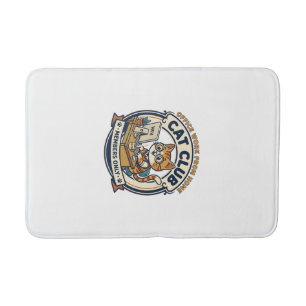 Office Work From Home Cat Cat Lover Gift - Office Bath Mat
