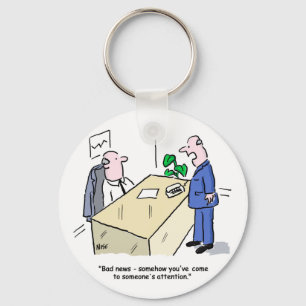 Office Worker Gets Noticed by Someone Key Ring