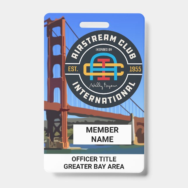 Officer badge ID badge (Front)