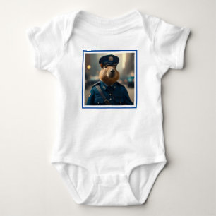 Officer Capybara: Keeping the Peace, Baby Bodysuit