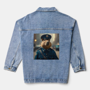 Officer Capybara: Keeping the Peace, Denim Jacket