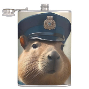 Officer Capybara: Keeping the Peace, Hip Flask