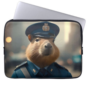 Officer Capybara: Keeping the Peace, Laptop Sleeve