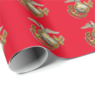 Officer EGA - Marine Corps Wrapping Paper