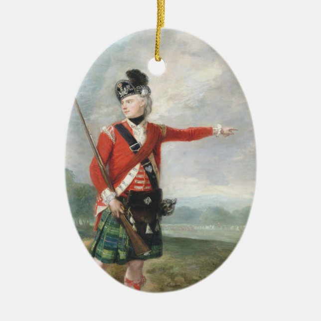 Officer of the 73rd Foot Ceramic Ornament (Front)