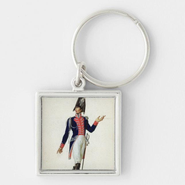 Officer of the Garde du Corps Key Ring (Front)