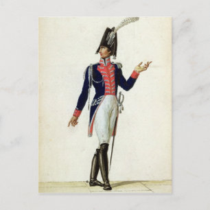 Officer of the Garde du Corps Postcard