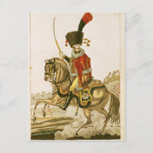 Officer of the Hussars of the Imperial Guard Postcard