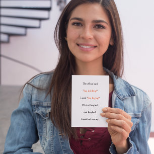 Officer Said You Drinking Funny Joke Police Humour Holiday Card