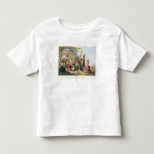 Officers of the Grand Seraglio Regaling, engraved Toddler T-Shirt