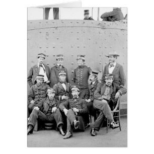 Officers on USS Monitor, 1862