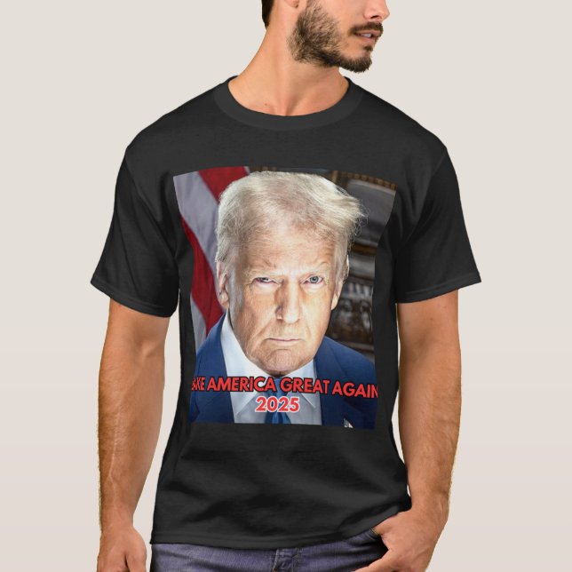 Official 2025 Inaugural Portrait Of President Dona T-Shirt (Front)