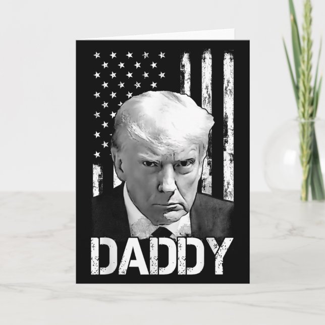 Official 2025 Trump Daddy _2  Card (Front)