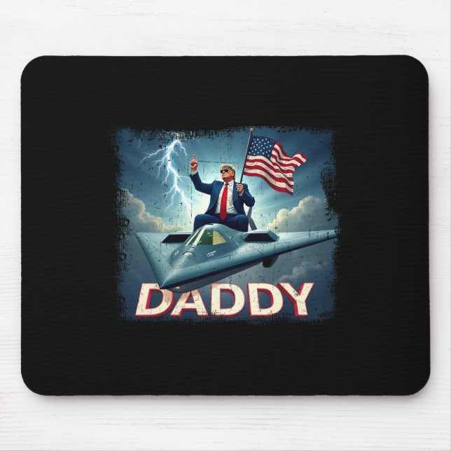Official 2025 Trump Daddy  Mouse Pad (Front)