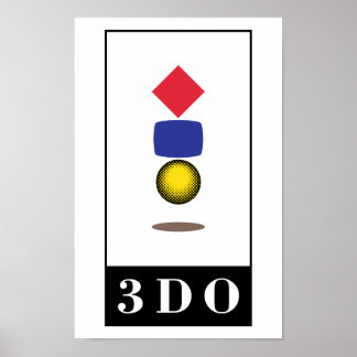Official 3DO Logo poster