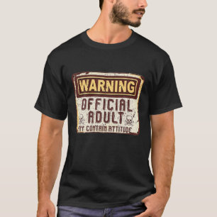 Official Adult 18th Birthday Gift 18 Year Old Boys T-Shirt