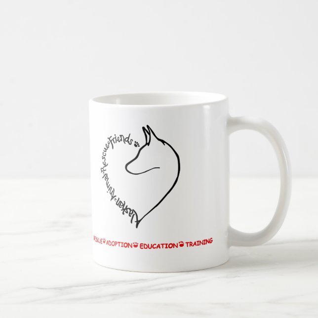 Official Alaskan Animal Rescue Coffee Cup (Right)