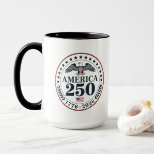 Official America 250th Anniversary Commemorative Mug