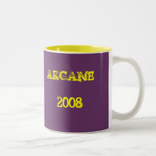 official arcane merch mug "2008"