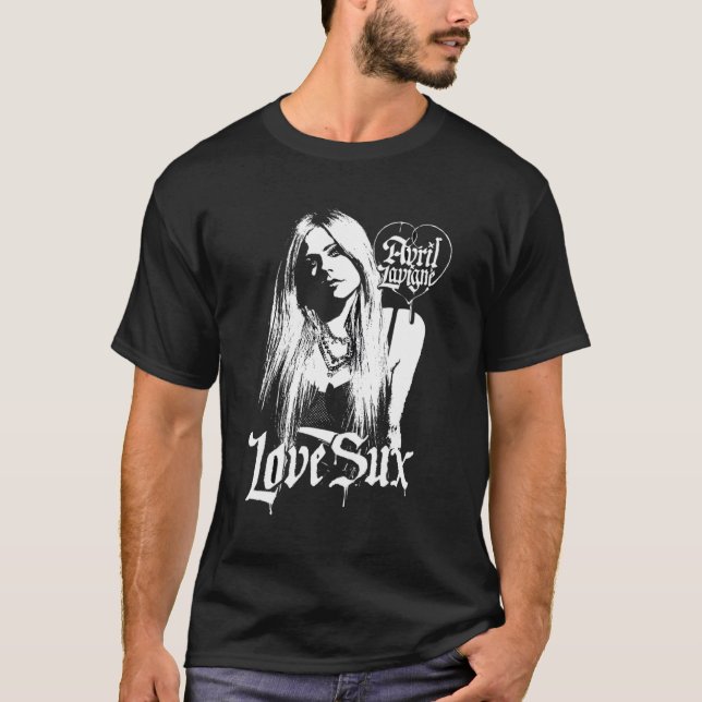 Official Avril Lavigne Love Sux T-Shirt (Front)