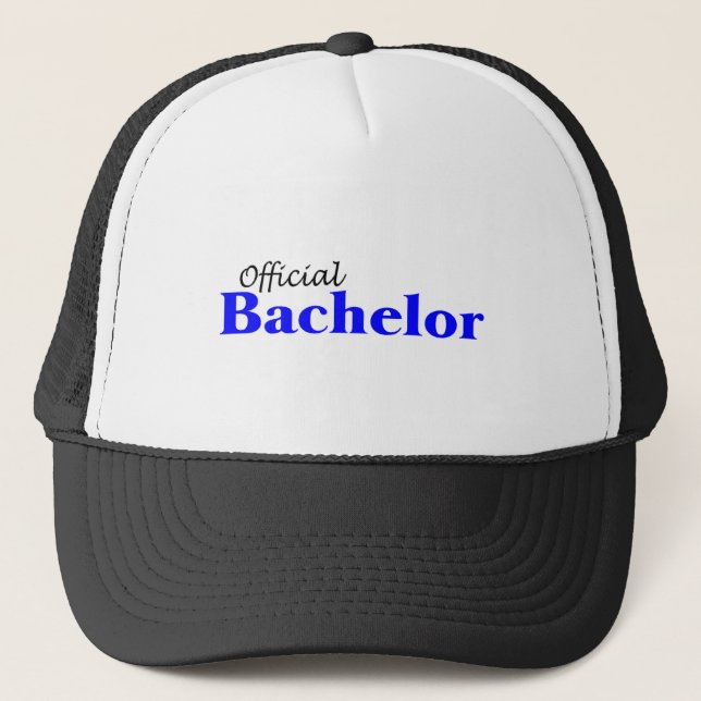 Official Bachelor (Blu) Trucker Hat (Front)