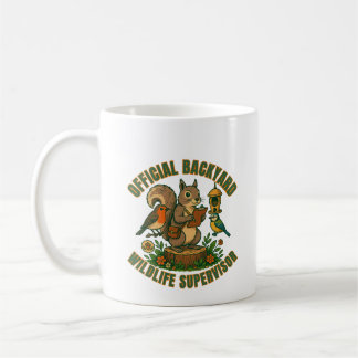 Official Backyard Wildlife Supervisor Funny Mug