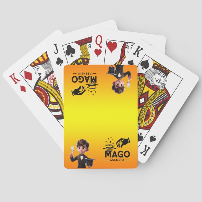 Official Baraja Abrakashow Mago Asensio Playing Cards (Back)