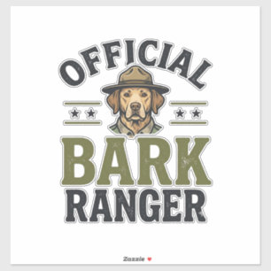 Official Bark Ranger Dog Vintage Graphic_1