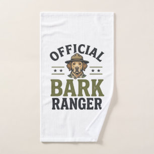 Official Bark Ranger Dog Vintage Graphic_1 Hand Towel