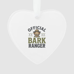Official Bark Ranger Dog Vintage Graphic_1 Ornament