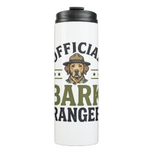 Official Bark Ranger Dog Vintage Graphic_1 Thermal Tumbler