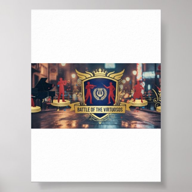 Official Battle of the Virtuosos  Poster (Front)