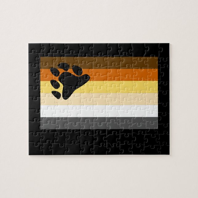 OFFICIAL BEAR PRIDE FLAG JIGSAW PUZZLE (Horizontal)