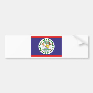 Official belise flag bumper sticker