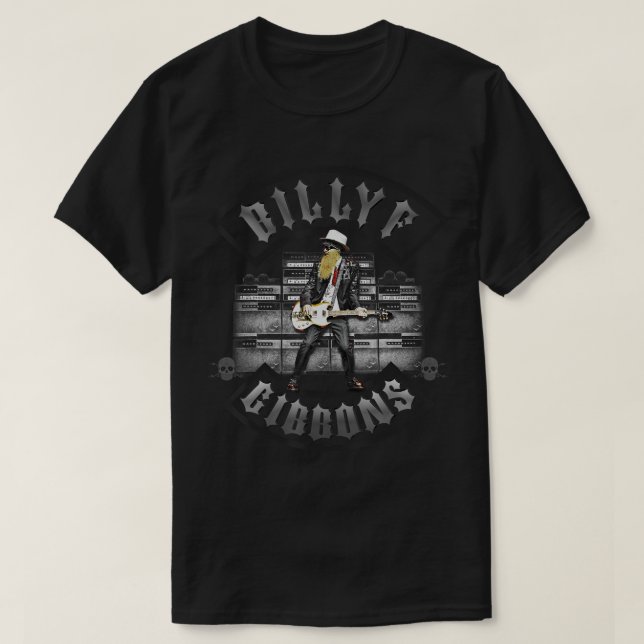 Official Billy F Gibbons Live IV T-Shirt (Design Front)